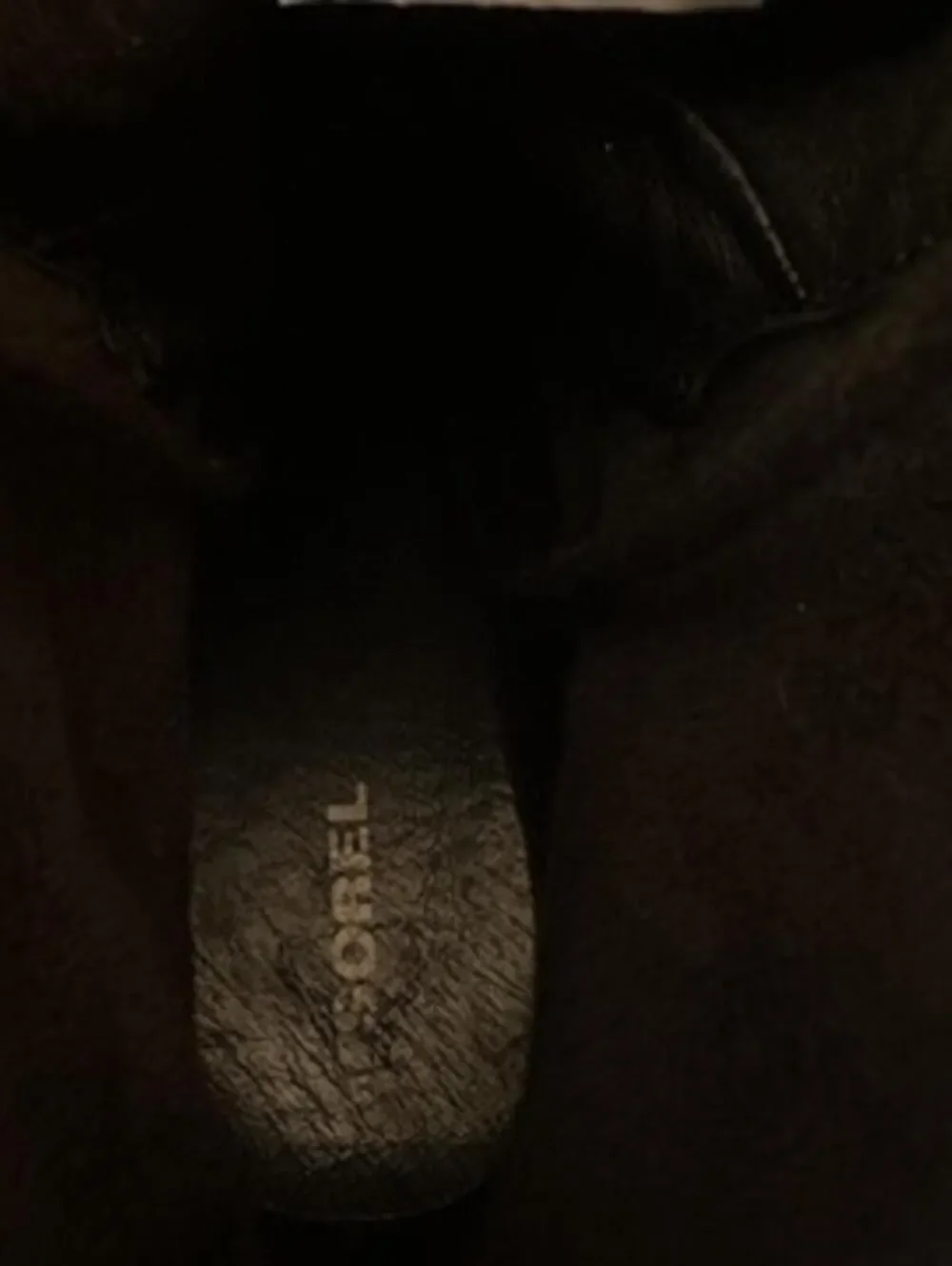 Sorel Dacie Lace‎ Size 8 Black Leather Waterproof Shearling Boots